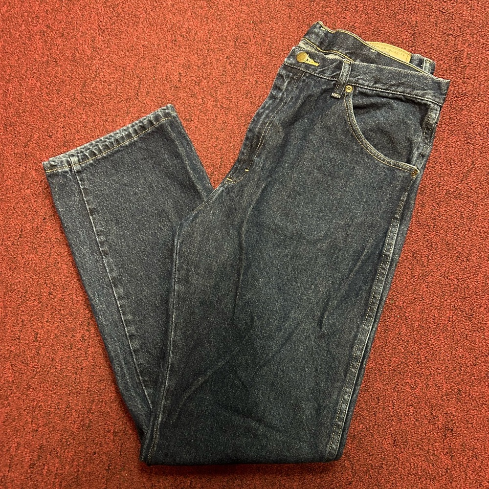 Wrangler Dark Blue Straight Jeans